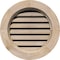 Ekena Millwork Round Gable Vent Unfinished, Functional, Pine Gable Vent w/ Brick Mould Face Frame, 20"W x 20"H GVWRO20X2000SFUPI - alternate 1